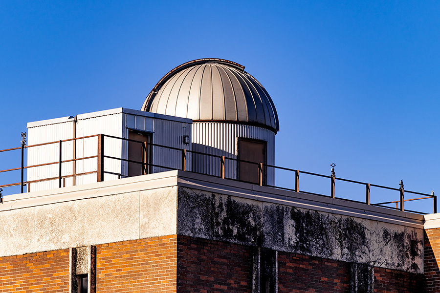 WSU observatory in Minne Hall