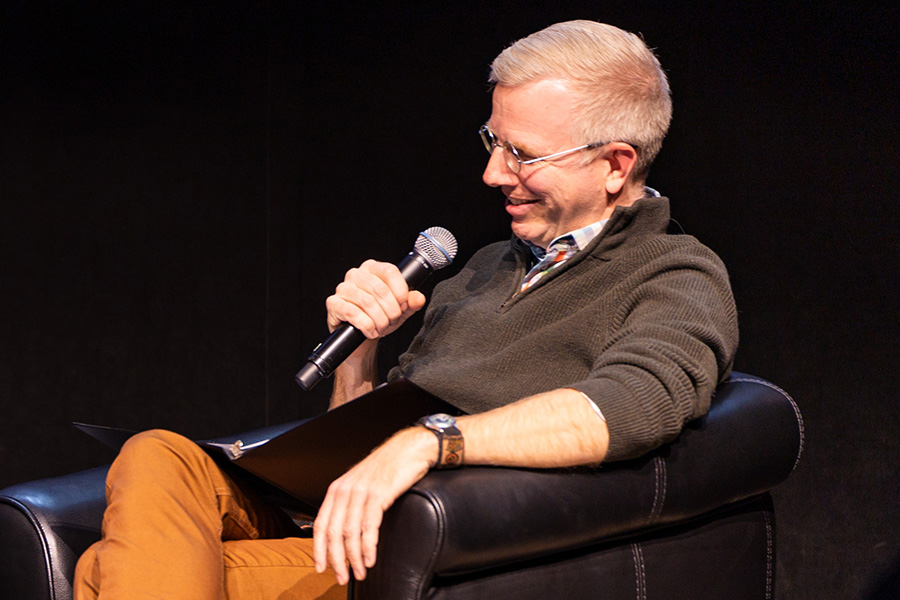 Alan Dunbar at a speaker event