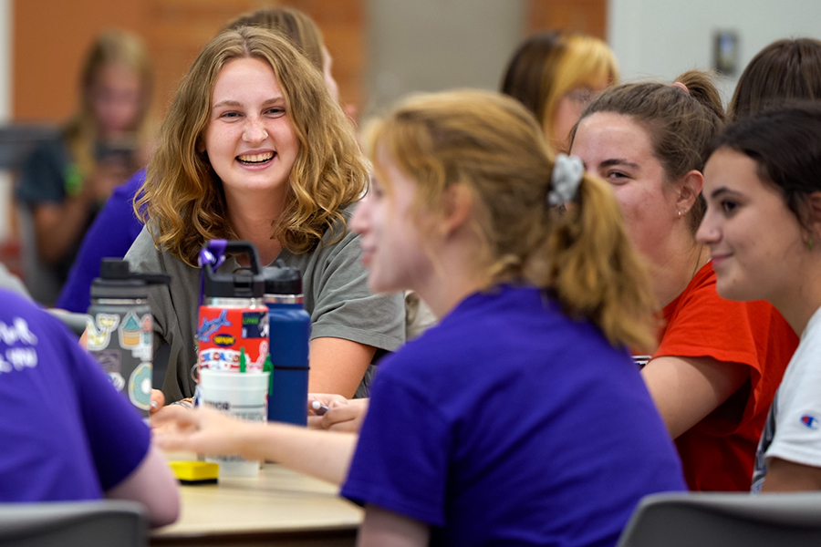 WSU students playing a trivia game