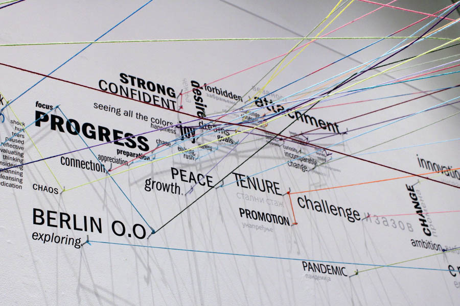 A work from the PASSAGE(s) design exhibition.