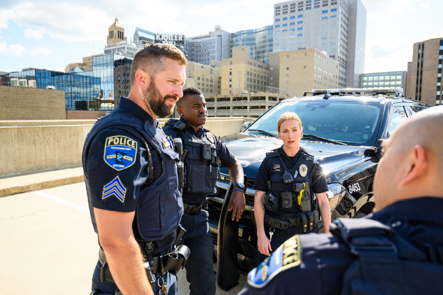 Rochester Police Department officers