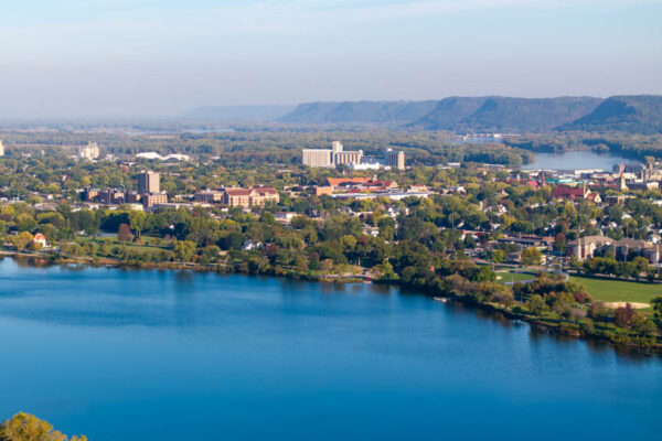 View of Winona from Garvin Heights.