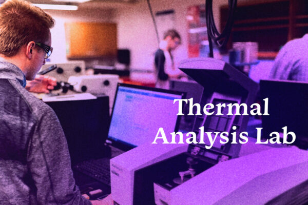 Thermal Analysis Lab video thumbnail graphic.