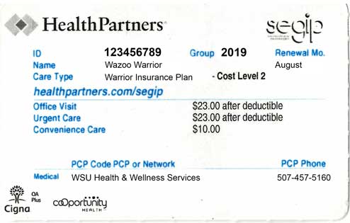Group Number On Cigna Insurance Card Health Insurance Card For 